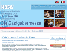 Tablet Screenshot of hoga-messe.de
